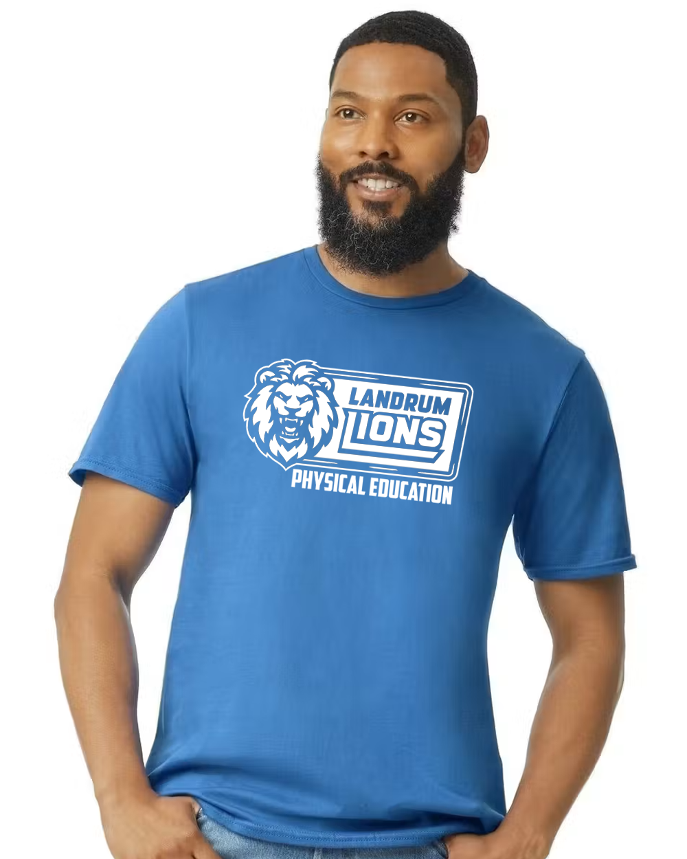 Adult soft style cotton PE Tee