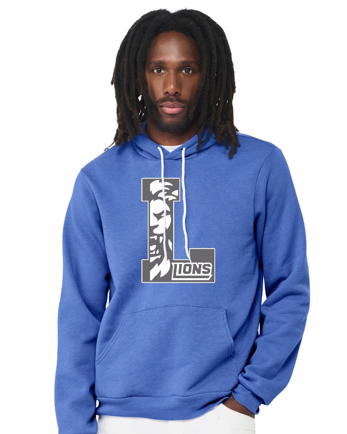 Adult Landrum "Letterman" Unisex Fleece Pullover Hoodie