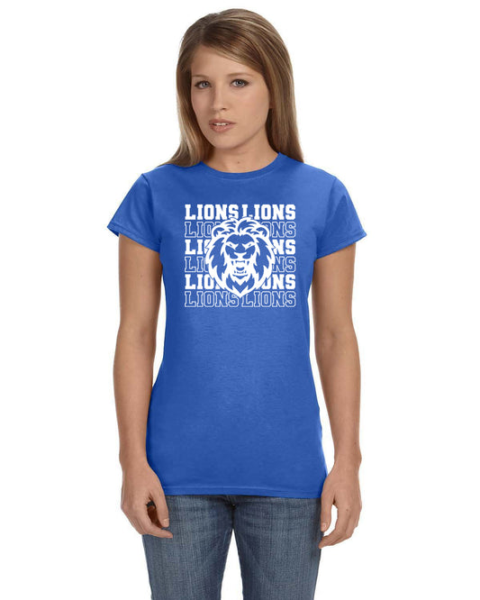 Ladies' Fitted Lions Tee