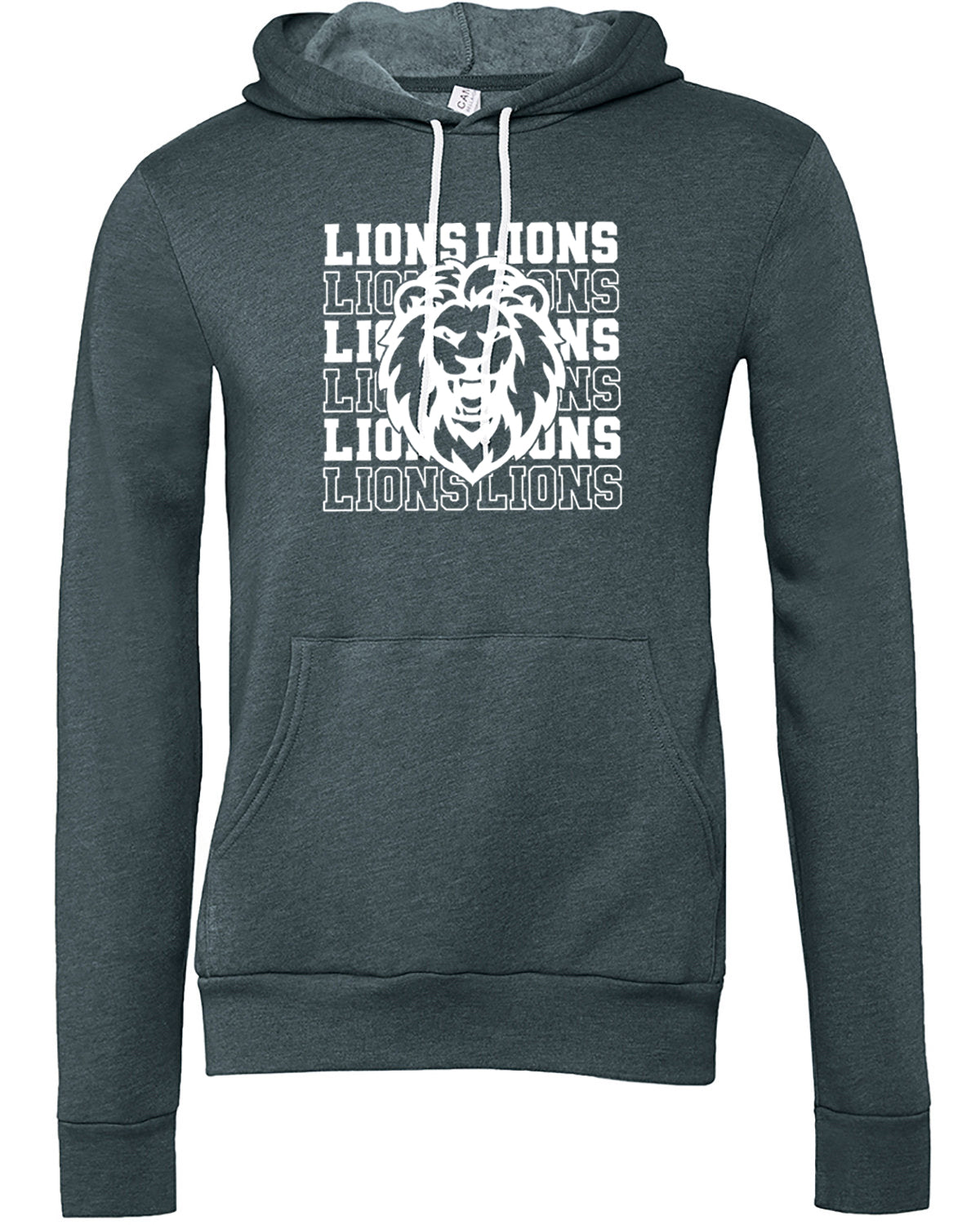 Adult Landrum Lions Unisex Fleece Pullover Hoodie