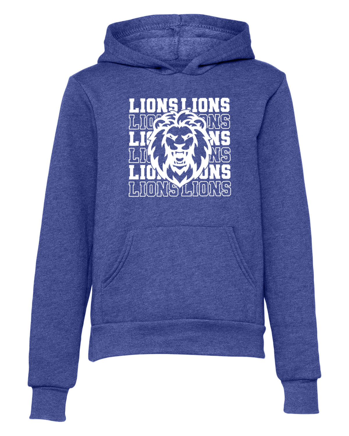 Youth Landrum Lions Unisex Fleece Pullover Hoodie