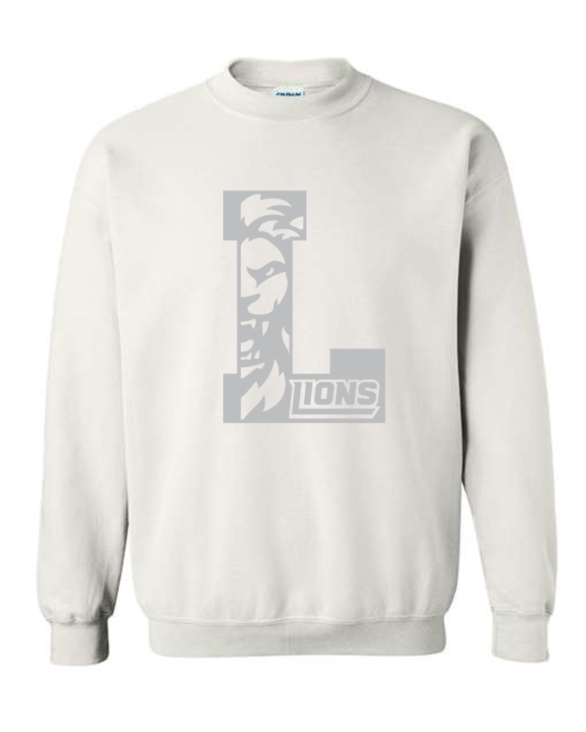 YOUTH Lions Letterman Heavy Blend™ Crewneck Sweatshirt