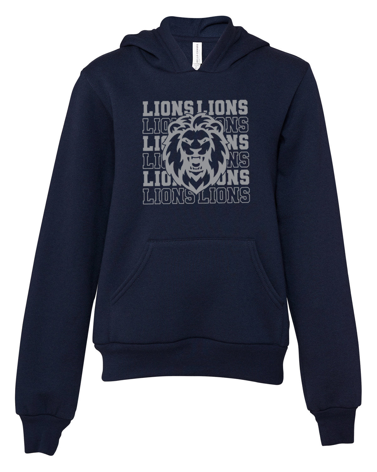 Youth Landrum Lions Unisex Fleece Pullover Hoodie